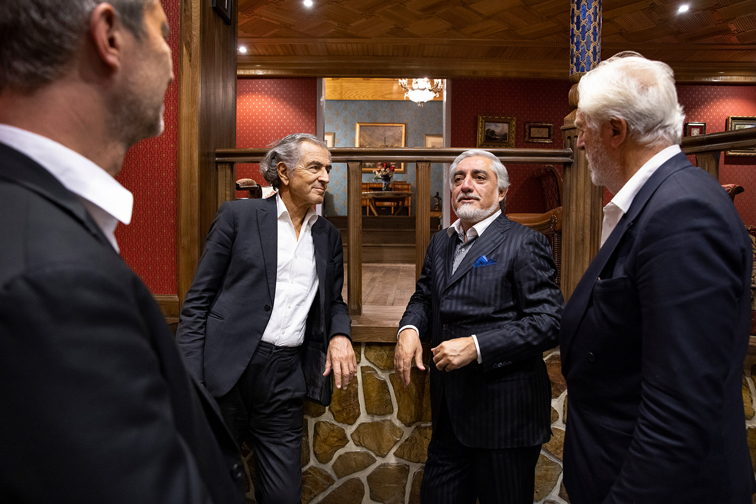 Bernard-Henri Lévy Avec Abdullah Abdullah