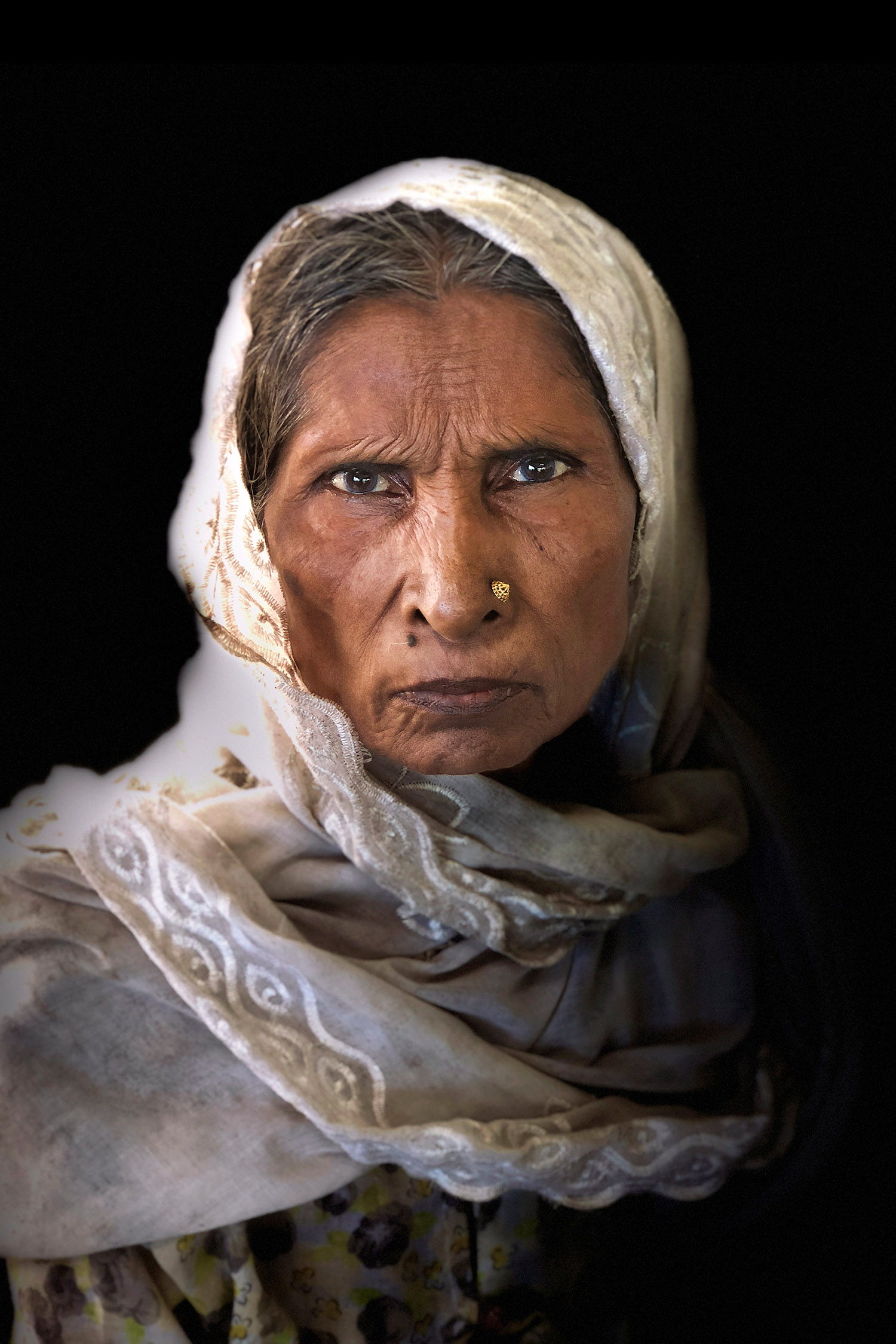 Portrait de femme au Bangladesh