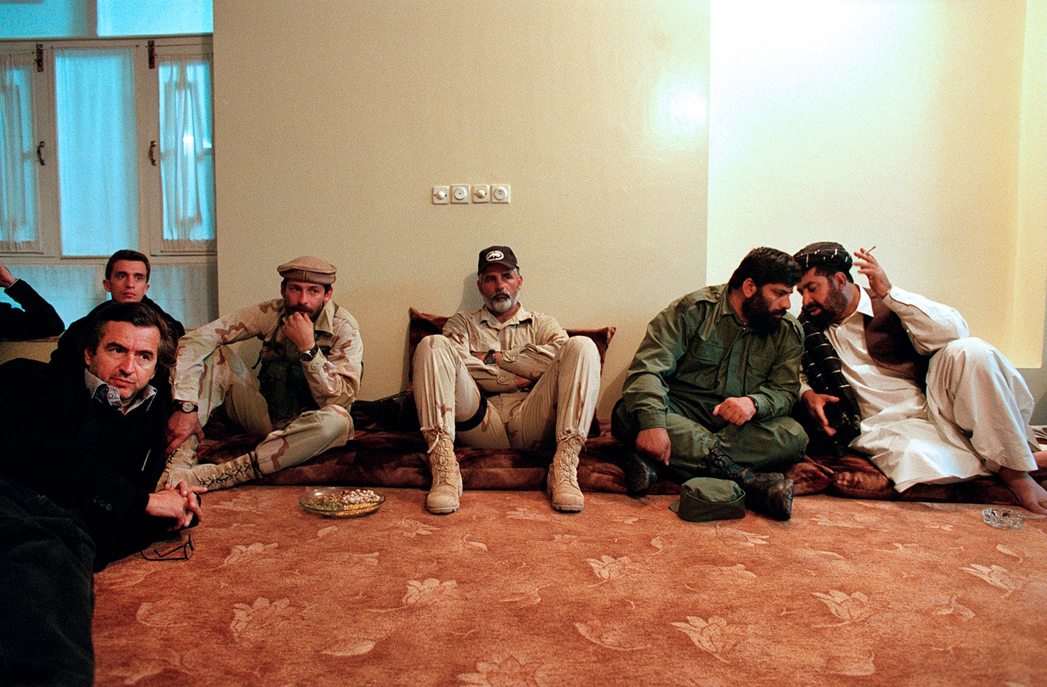 Bernard-Henri Levy and the warlords in Kandahar.