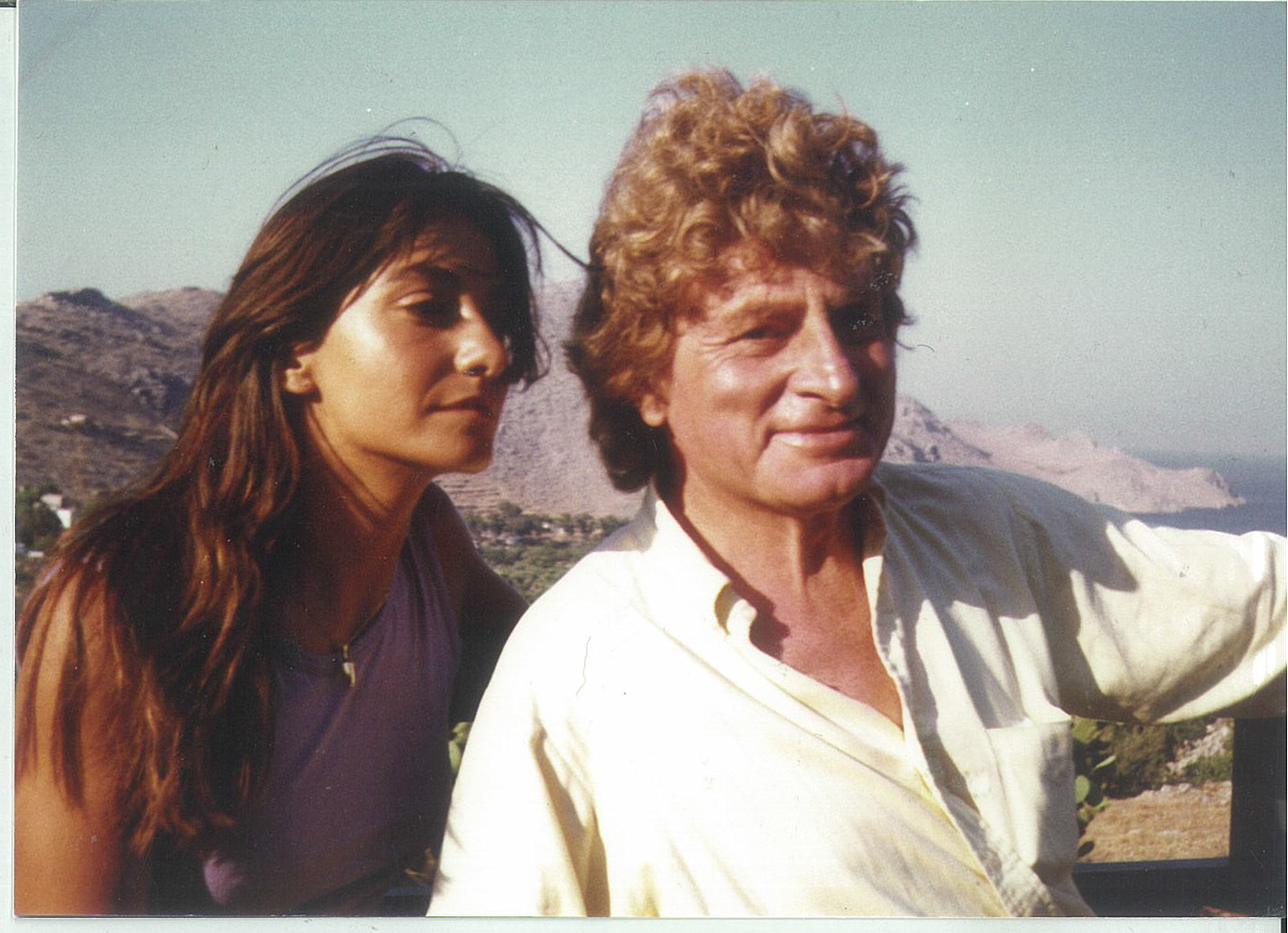 Paul Guilbert et Raphaële Billetdoux à Simi en Grèce.