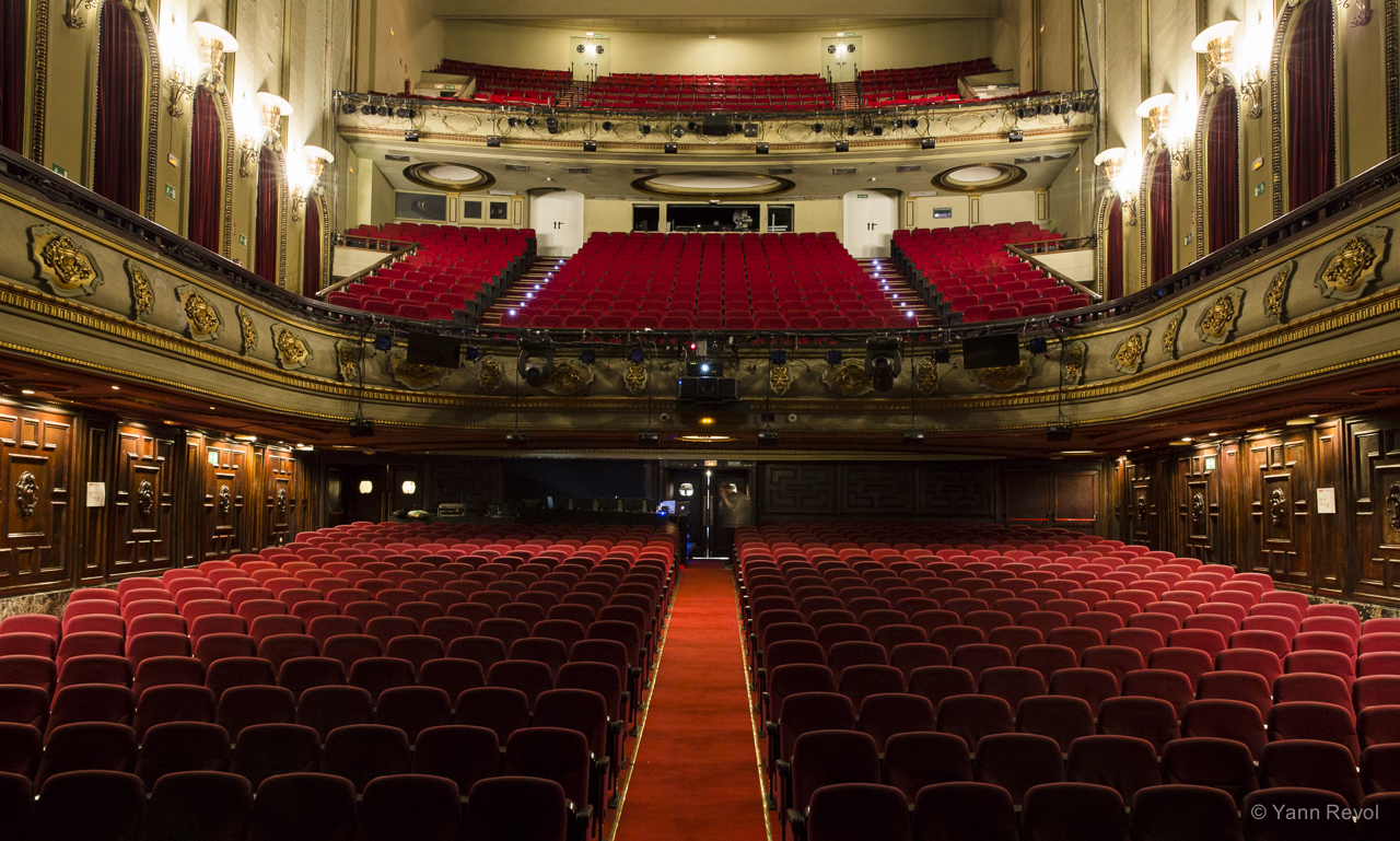 Le Teatro Nuevo Apolo de Madrid, vue de la salle vide.