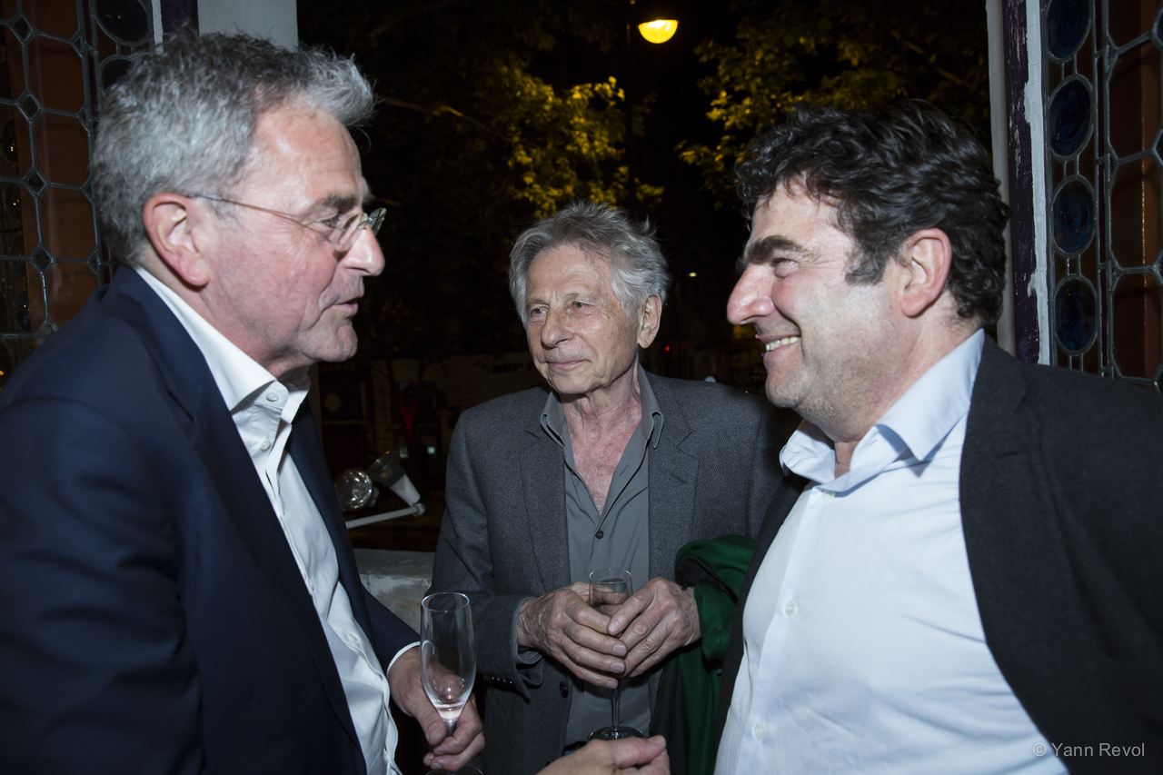 Jens Christian Grondahl avec Roman Polanski et Romain Goupil.