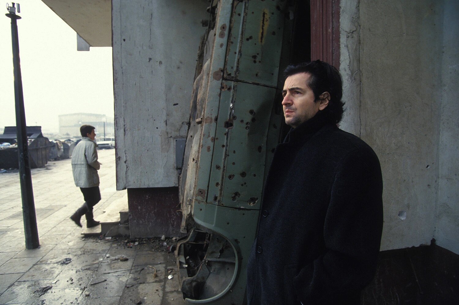 Lévy in Sarajevo, Bosnia and Herzegovina, on Dec. 28, 1993.