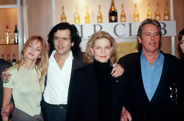 Bernard-Henri Lévy, Arielle Dombasle, Lauren Bacall, Alain Delon.