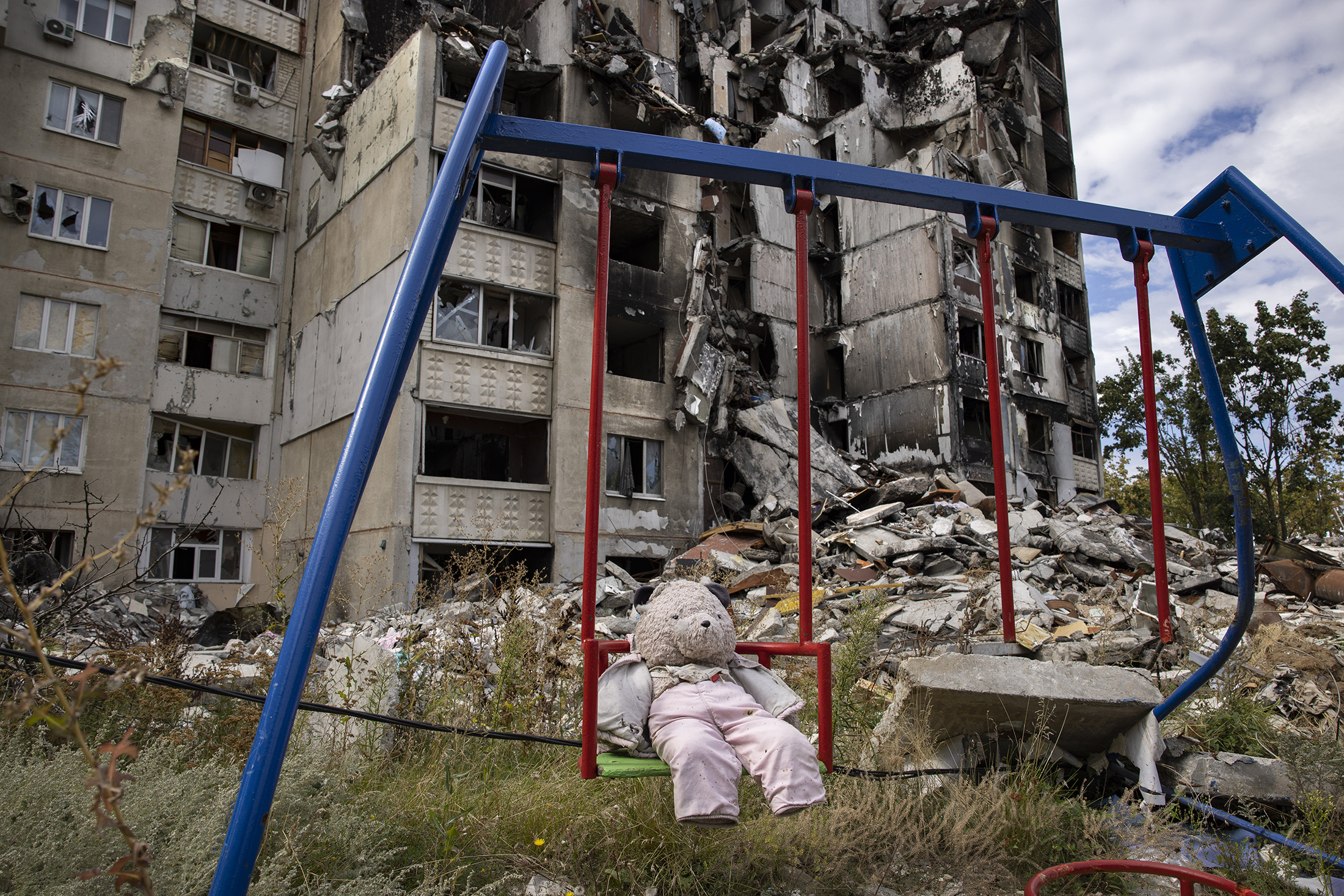 Kharkiv in ruins, September 2022.