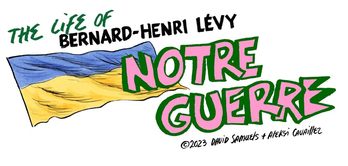 A graphic look at the Paris premiere of Bernard-Henri Lévy’s new doc, ‘Slava Ukraini’