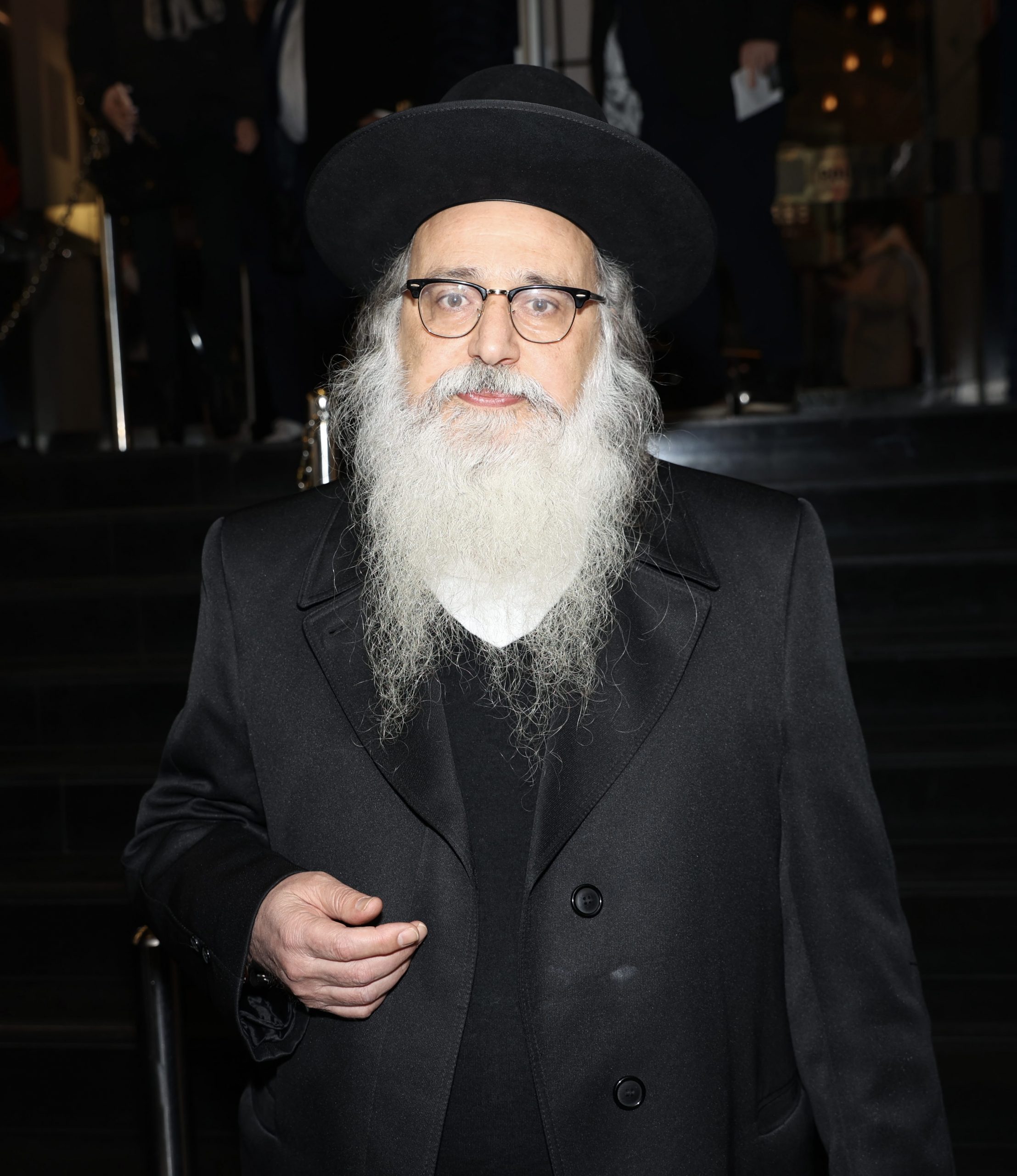 Rabbi Nathan Rav Ben Noon of Uman, Ukraine, at the premiere of BHL's film "Slava Ukraini" on 6 February 2023 at the Balzac. Photo: Igor Shabalin