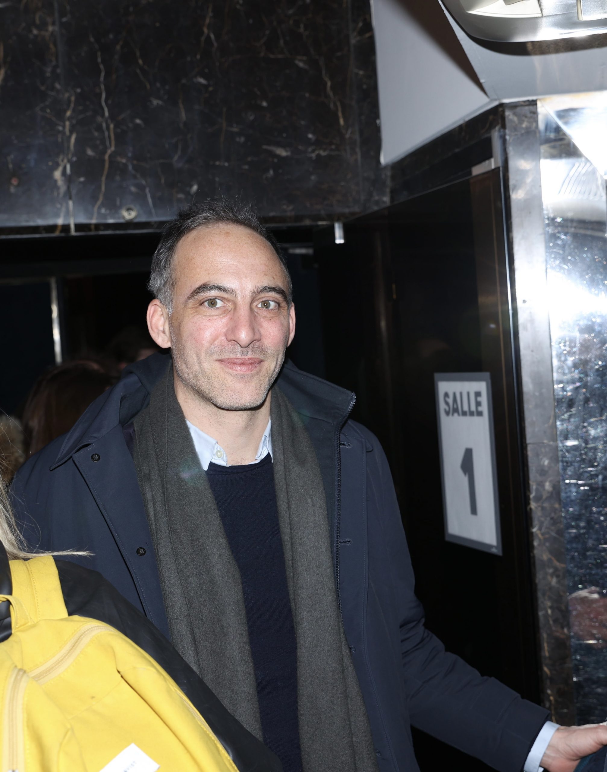Raphaël Glucksmann lors de l'avant-première du film de BHL, « Slava Ukraini », le 6 février 2023 au Balzac.