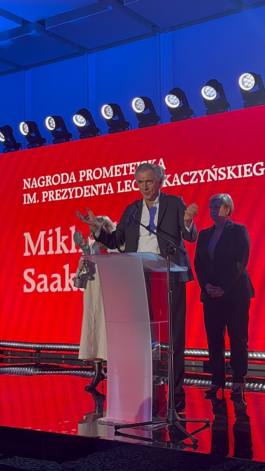 Le discours de BHL à l'occasion de la remise du prix « Lech Kaczyński Prometheus Awards » attribué à l'ancien Président et dissident géorgien Mikheïl Saakachvili.