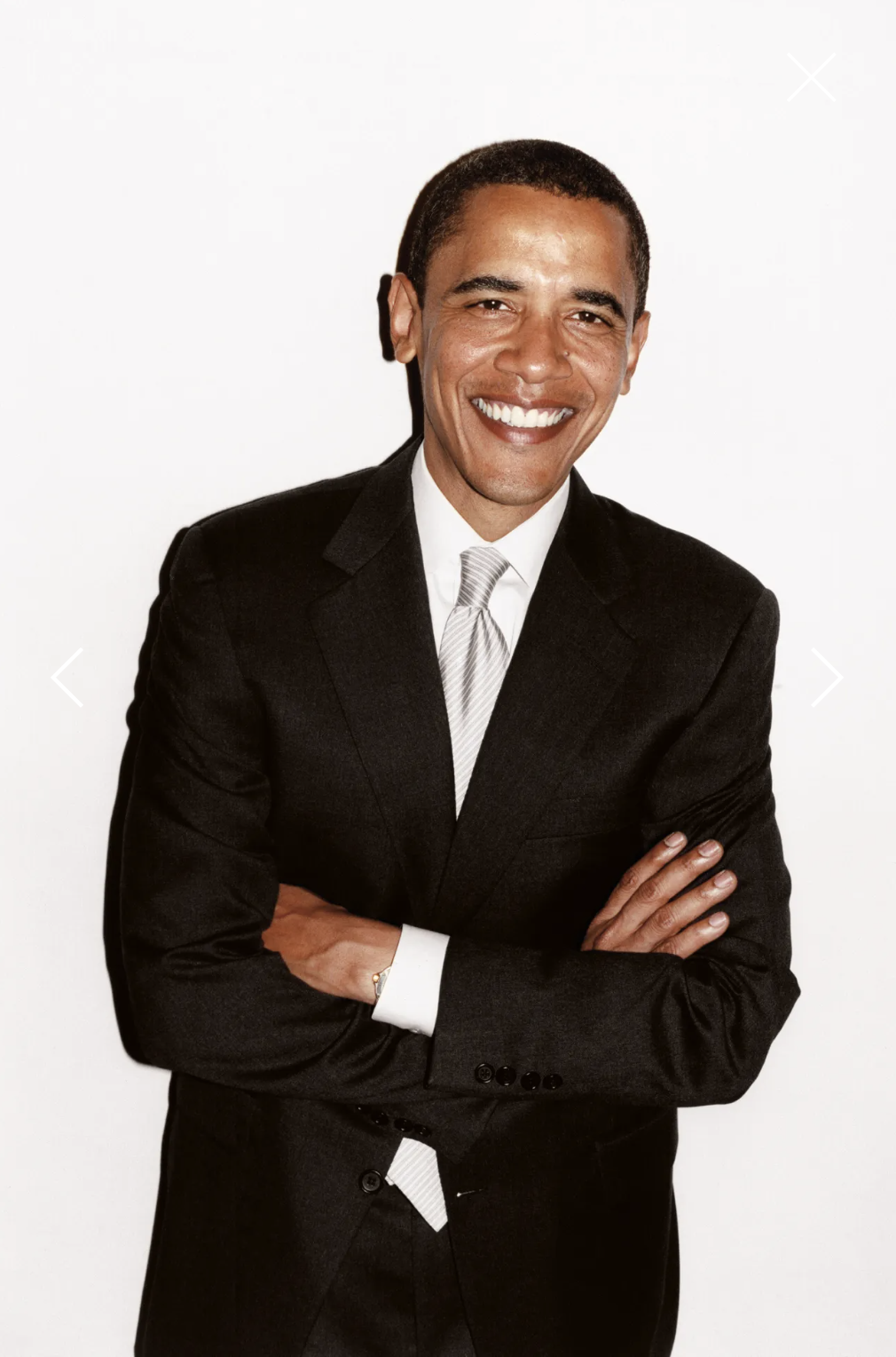 Portrait de Barack Obama qui sourit.