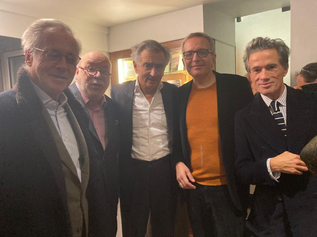 Olivier Orban, Marc Lambron, Bernard-Henri Lévy, Charles Dantzig, Vincent Darré.