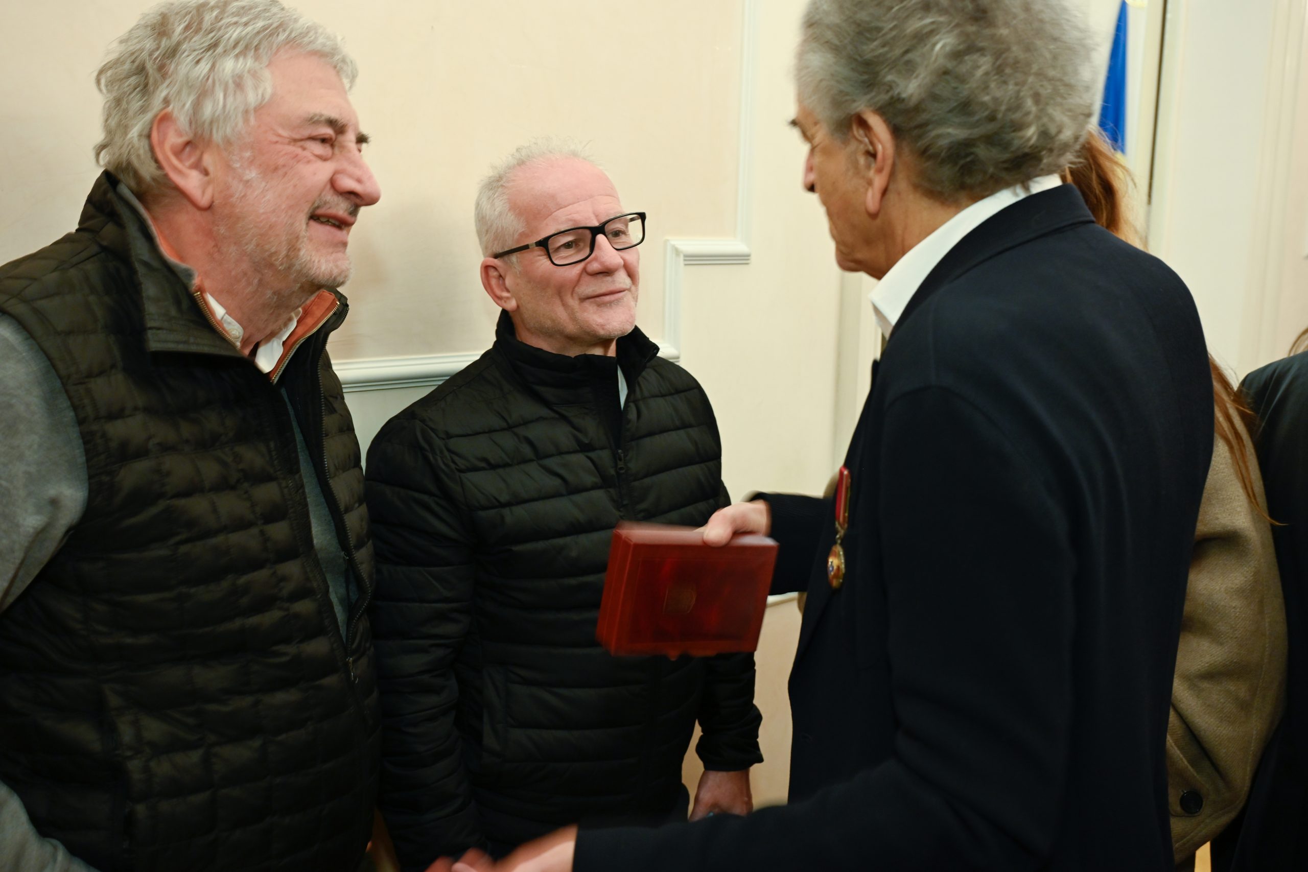 François Samuelson, Thierry Frémaux, Bernard-Henri Lévy. Ils parlent.