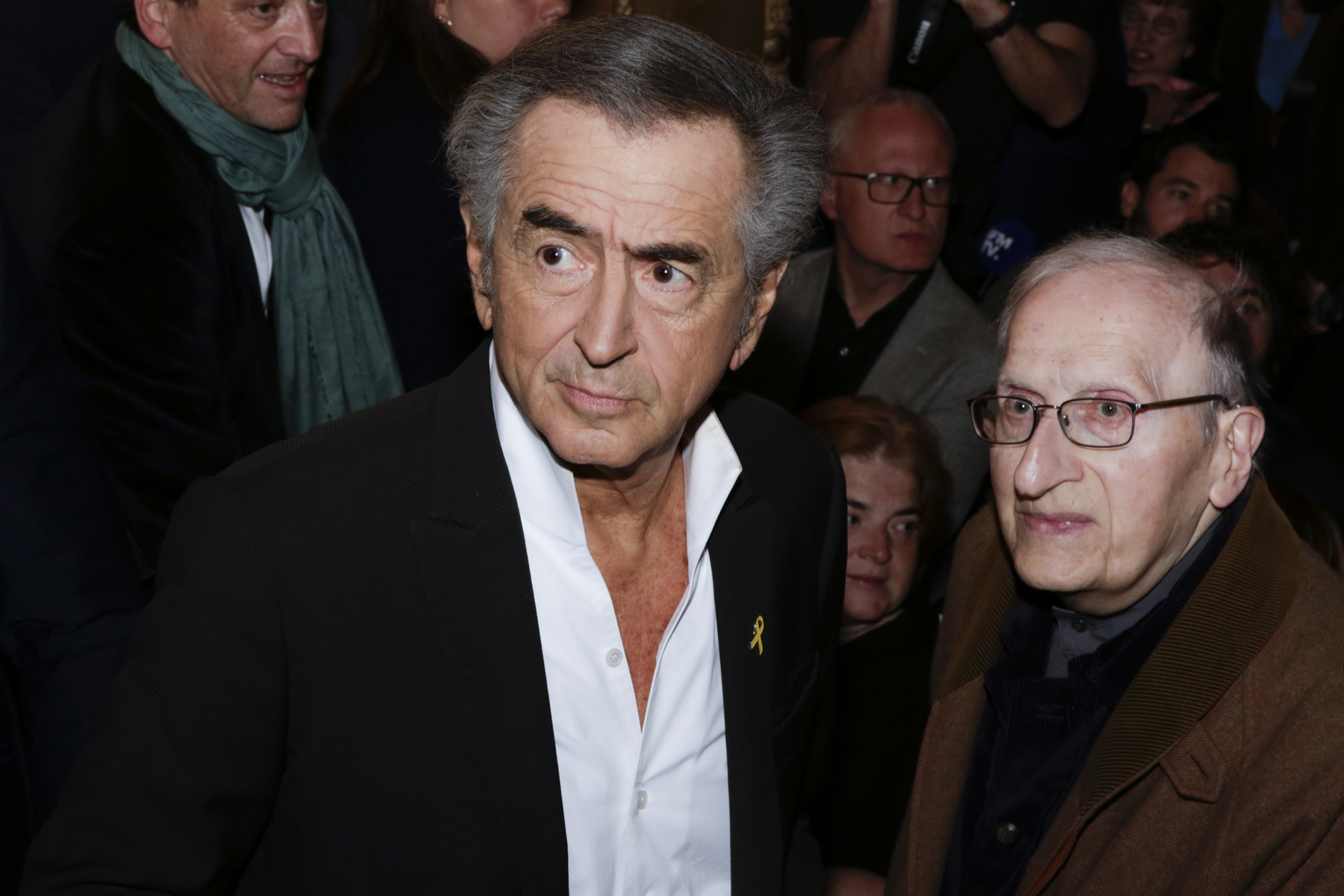 Bernard-Henri Lévy et Jean-Claude Milner au théâtre Antoine