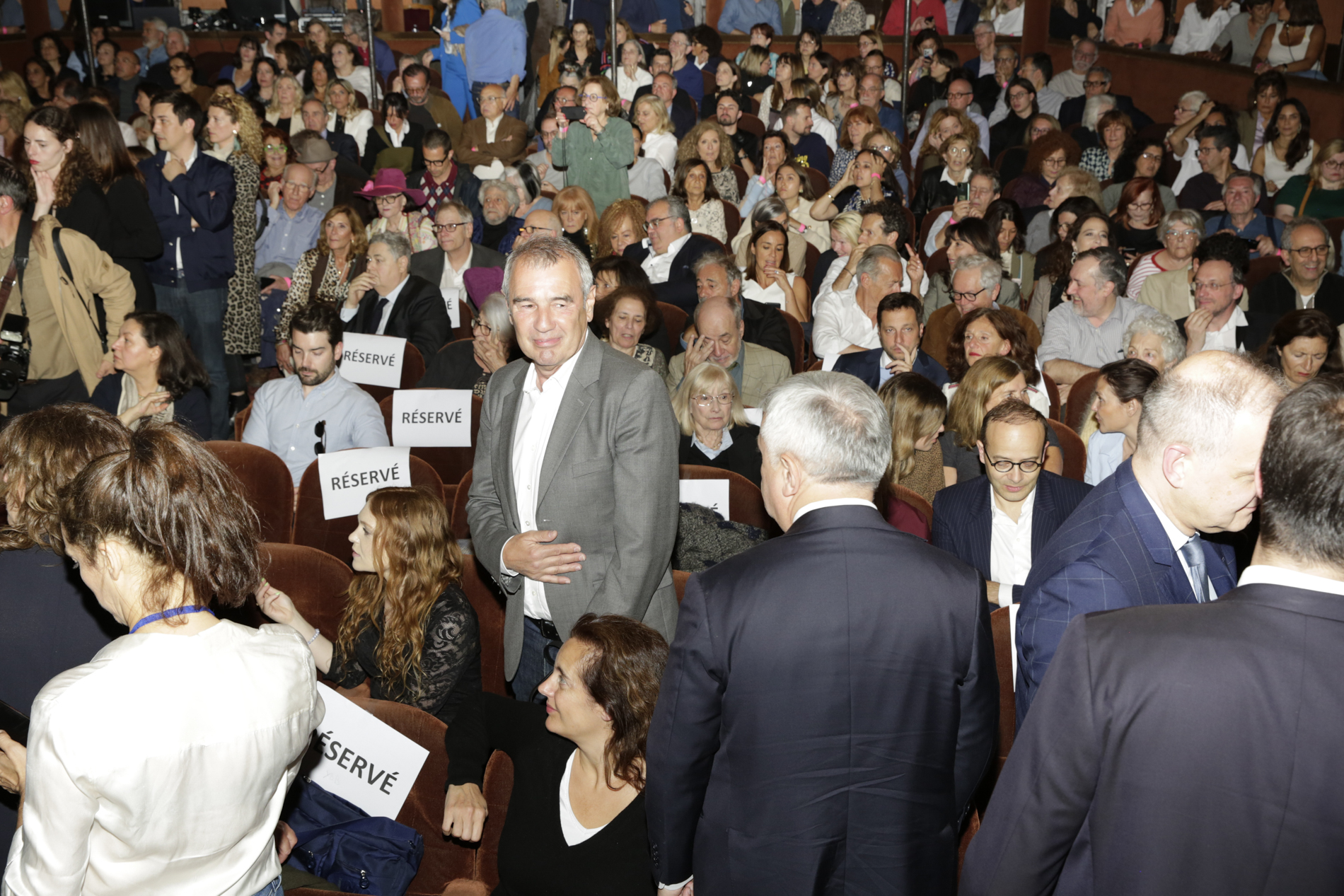 Soirée de mobilisation contre l’antisémitisme organisée par la revue La Règle du jeu, avec la présence de nombreux intellectuels, écrivains, artistes.