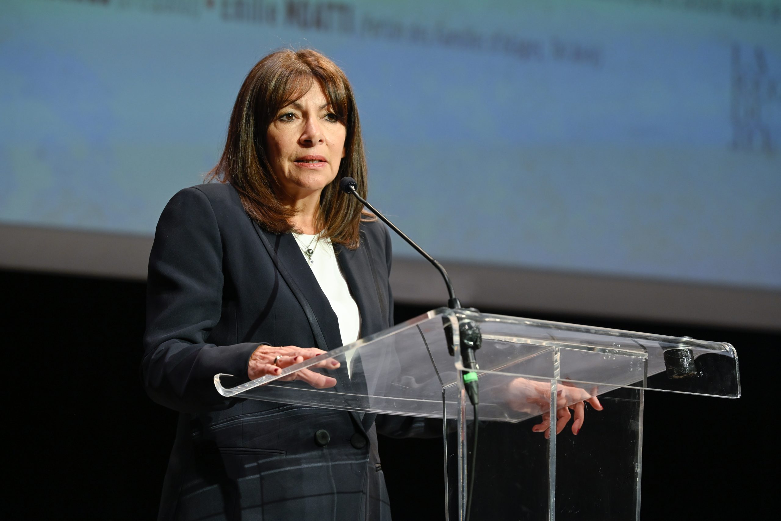 Anne Hidalgo au théâtre Antoine