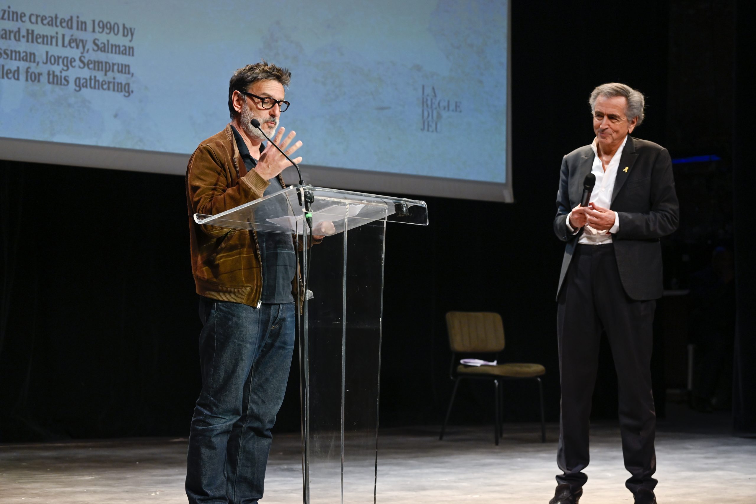 Yvan Attal et BHL au Théâtre Antoine