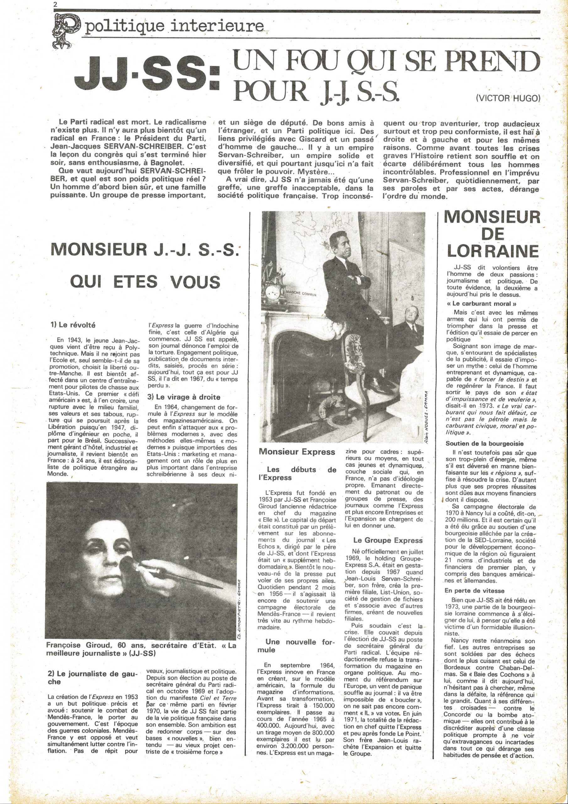 Premier numéro de « L’Imprévu », page 2/16