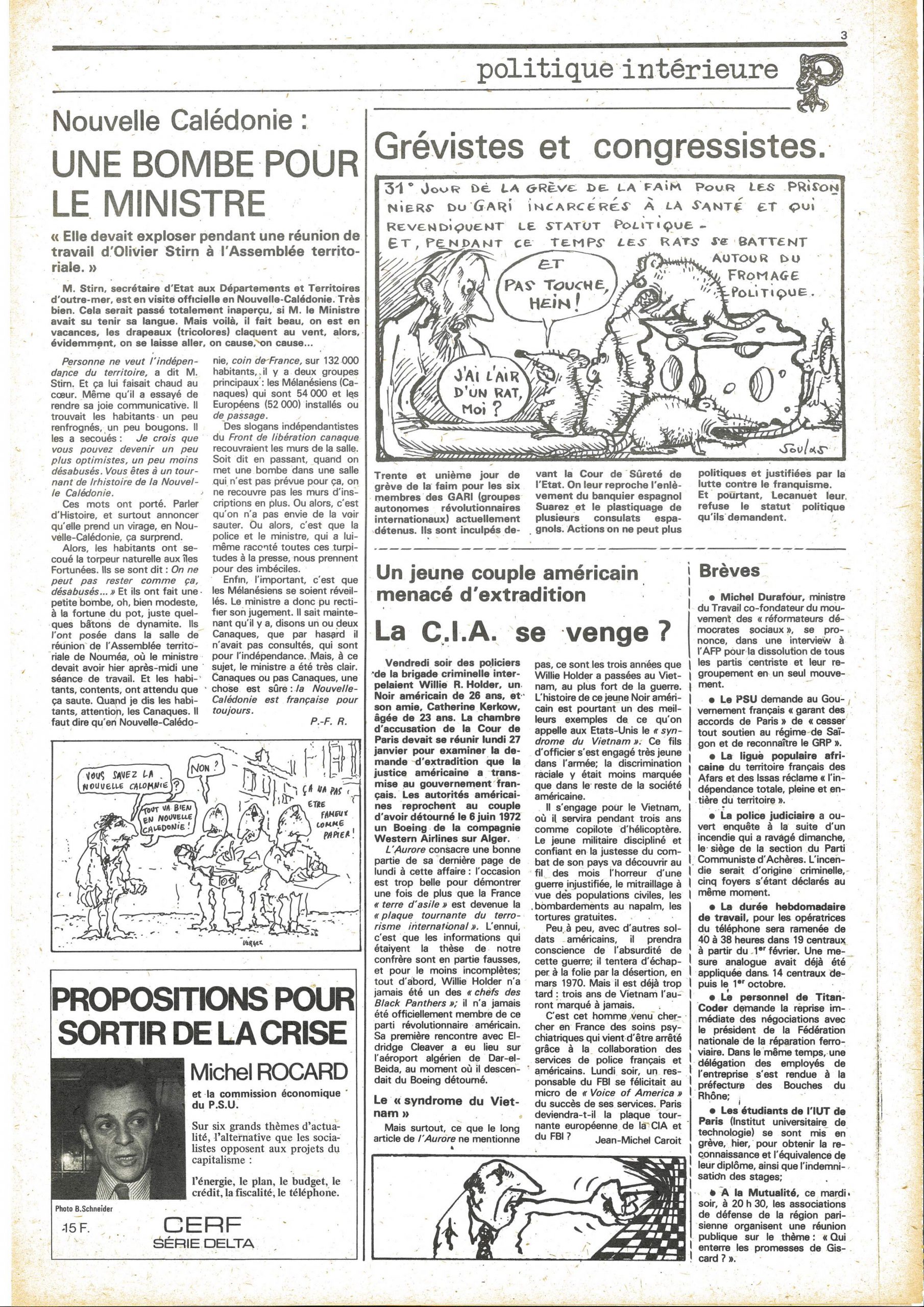 Deuxième numéro de « L’Imprévu », page 3/16