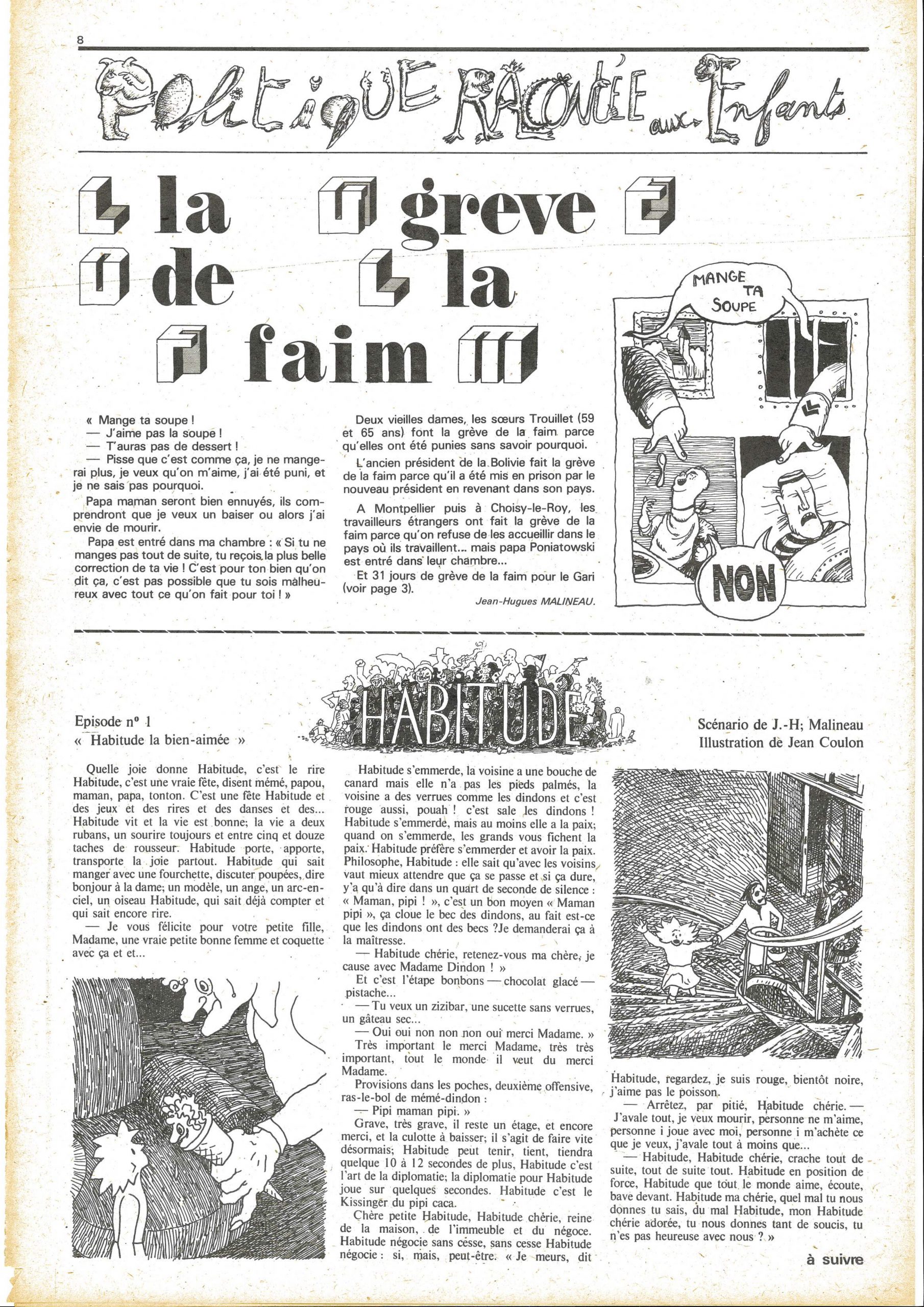 Deuxième numéro de « L’Imprévu », page 8/16