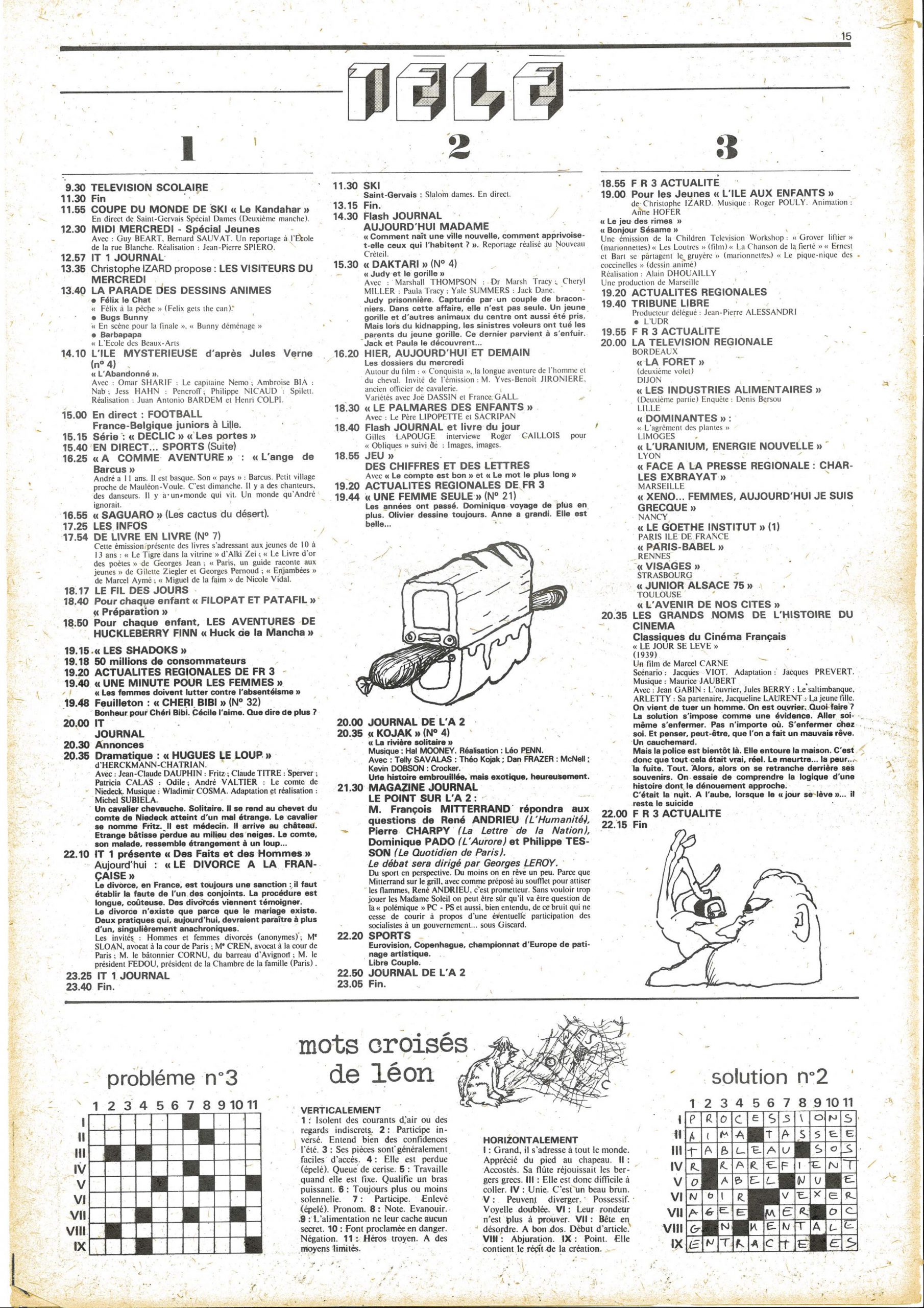 Troisième numéro de « L’Imprévu », page 15/16