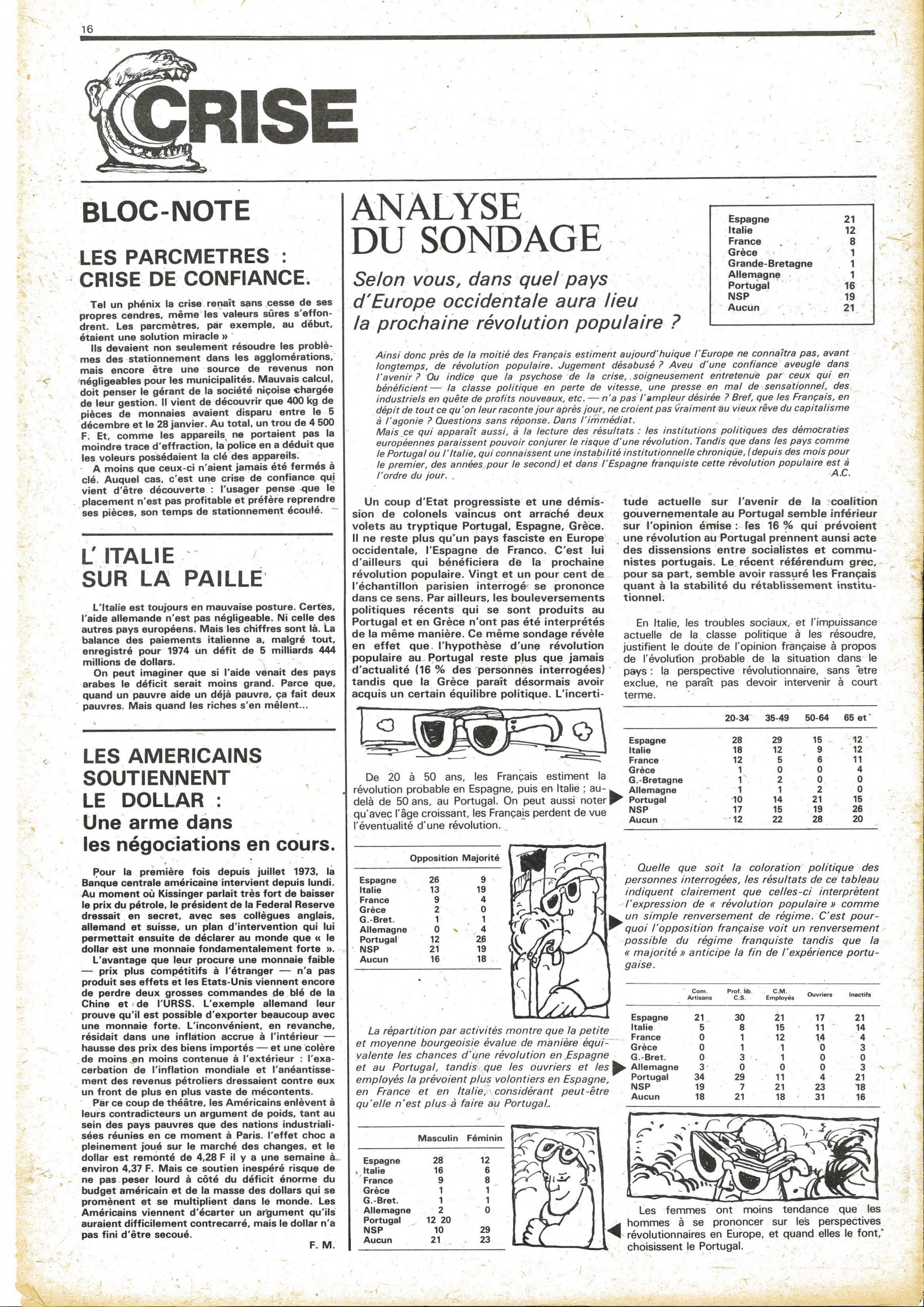 Dixième numéro de « L’Imprévu », page 16/16