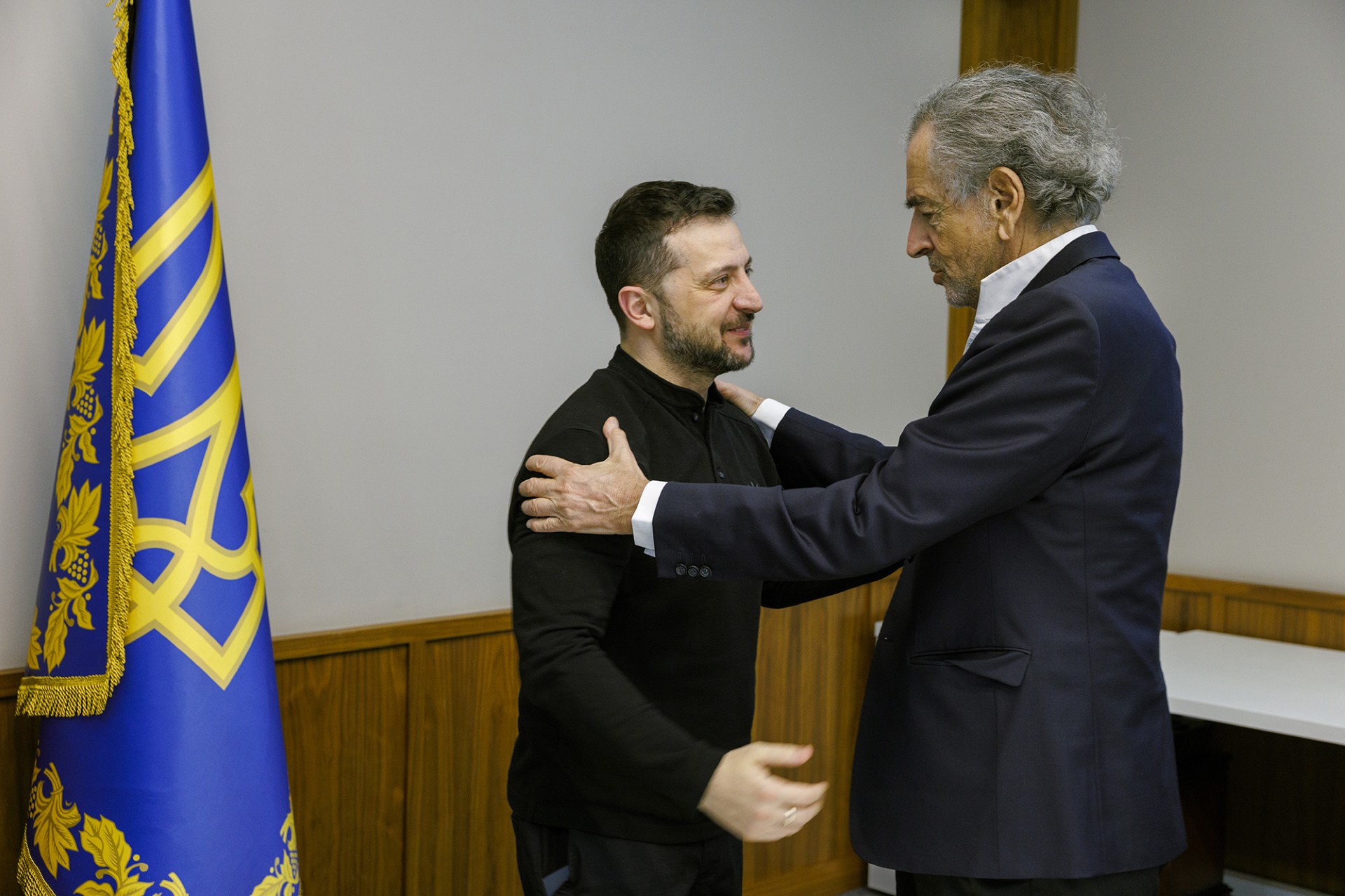 BHL meets Ukrainian President Volodymyr Zelensky